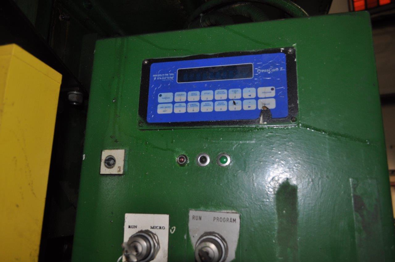 150 Ton, Bliss, single crank gap frame press, 8" stroke, 22" shut height, 4.5" adj., 40 SPM, 50" x 30" bed - Image 7