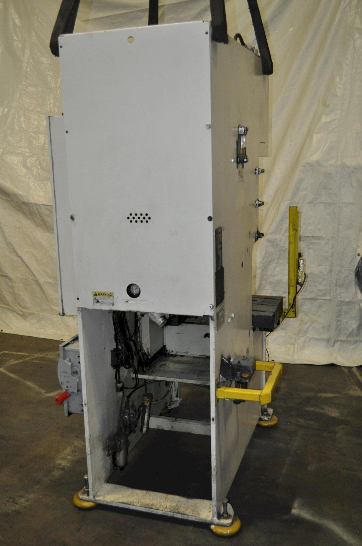 49.5 Ton, Komatsu #OBS-45-33, single crank gap frame press, 3.94" stroke, 9.84" shut height, 80 SPM, 31.5" x - Image 6