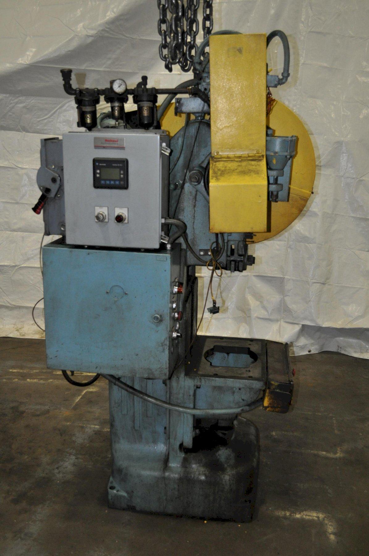 25 Ton, horn press, 4" stroke, 4.25"-15.25" shut height, 2" adj., 5.5" x 8.5" ram, 14" x 20" bed, 135 SPM - Image 4