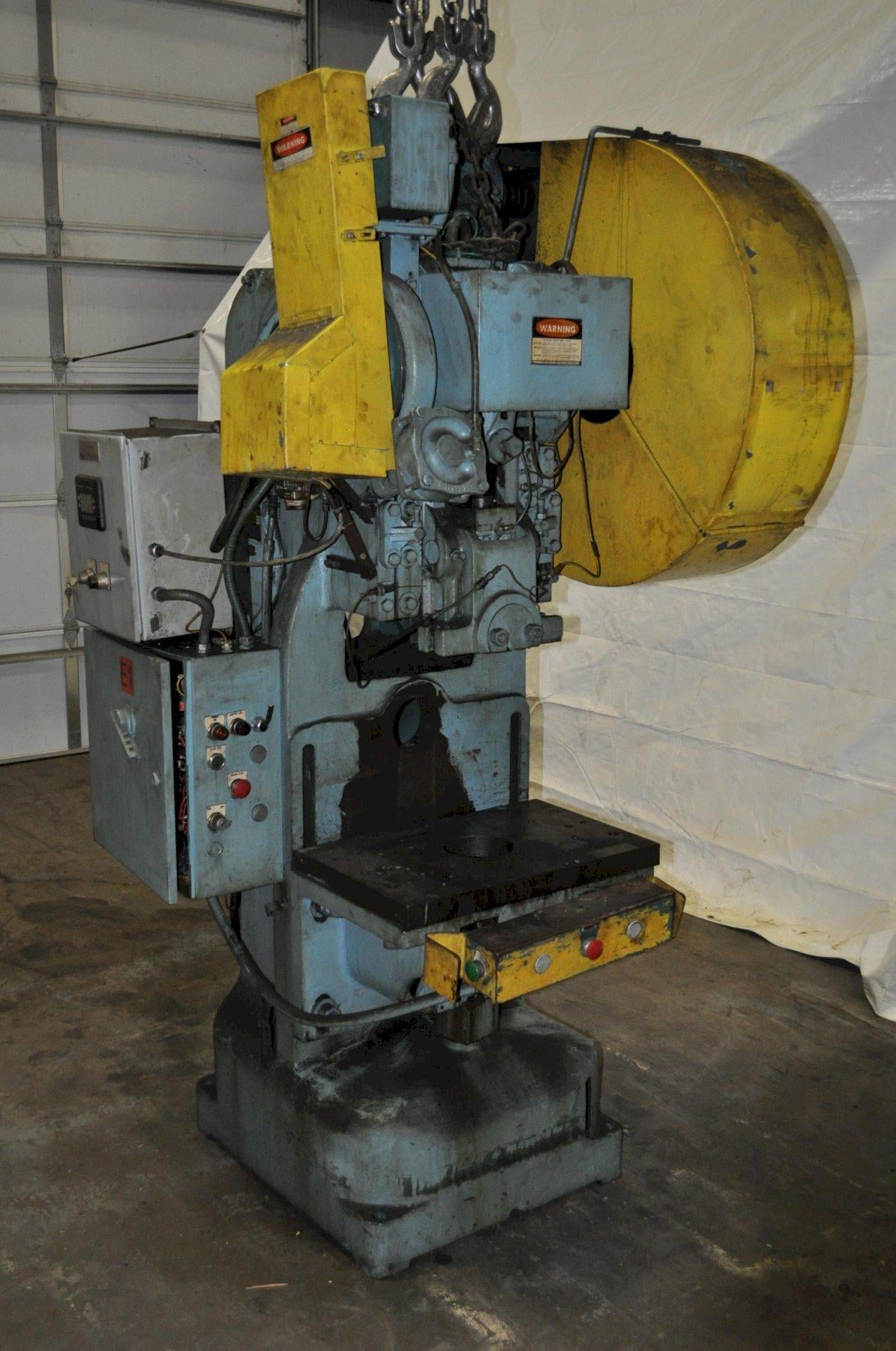 40 Ton, Rousselle #40H, horn press, 4" stroke, 5.75"-17.75" shut height, 3.5" adj., 12" x 8.5" ram, 16.5" x - Image 1