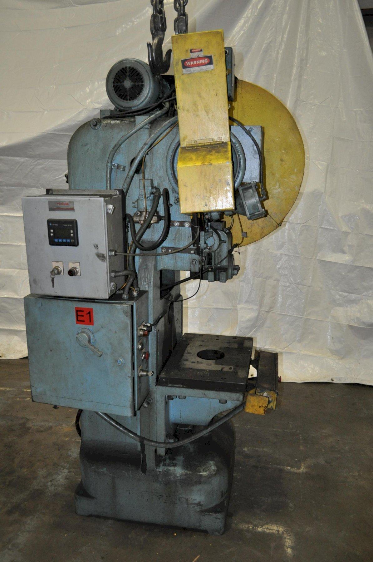 40 Ton, Rousselle #40H, horn press, 4" stroke, 5.75"-17.75" shut height, 3.5" adj., 12" x 8.5" ram, 16.5" x - Image 2