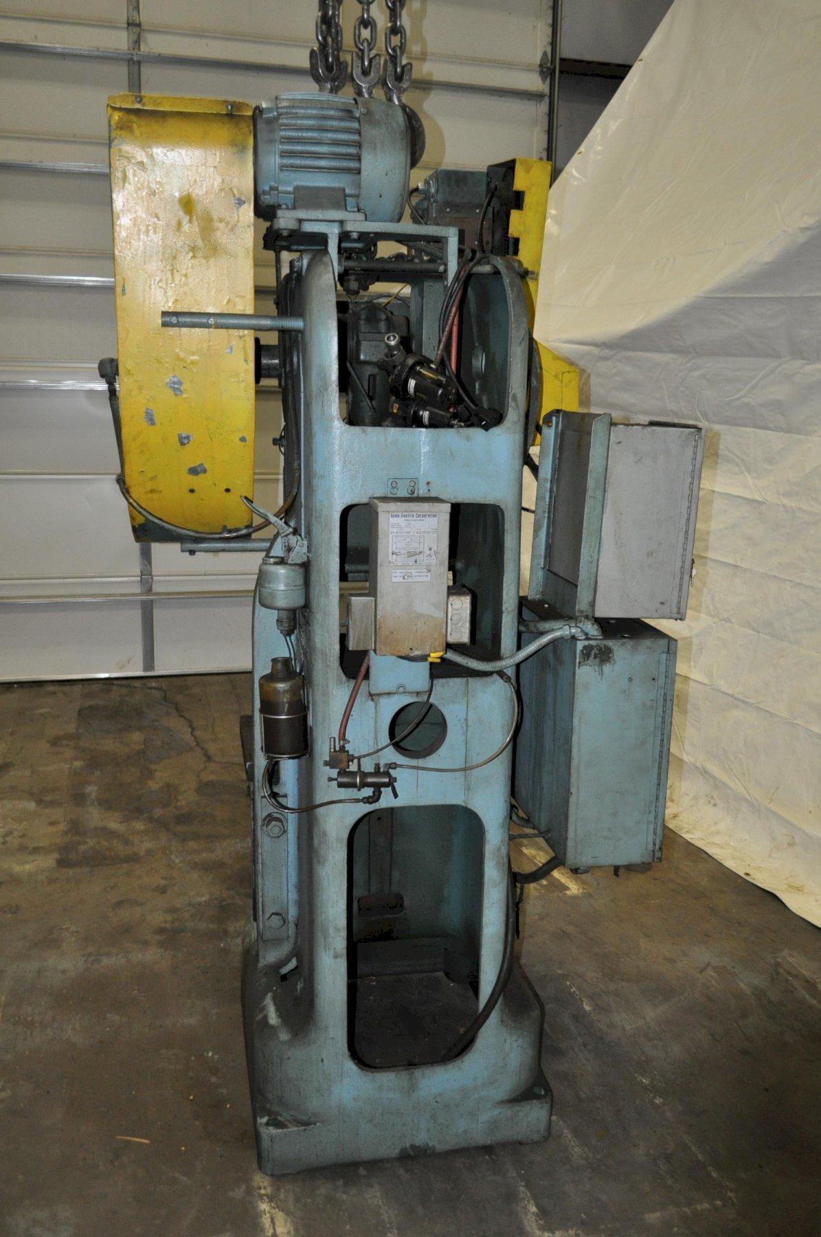 40 Ton, Rousselle #40H, horn press, 4" stroke, 5.75"-17.75" shut height, 3.5" adj., 12" x 8.5" ram, 16.5" x - Image 5
