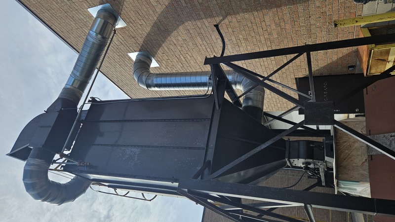 8000 cfm Spec-Air #RAVO-13, Outside Dust Collector, 25 HP, spark detection, magnetic motor starter, bag house - Image 3