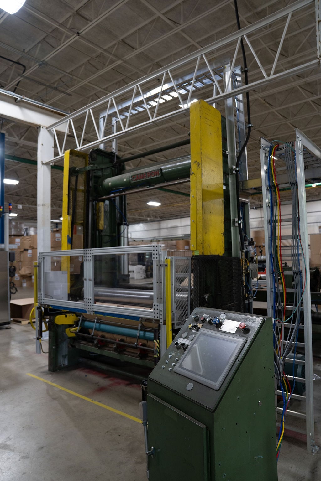 Cameron #438, Two-Drum Slitter Rewinder, 72" web width, 60" rewind width, 77" roll face width, 3500 FPM, 50 - Image 4