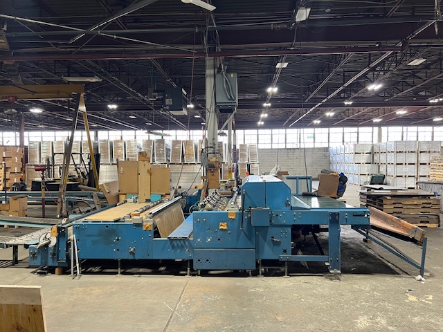 84" Rosenthal #WM-7-HHDUBSHTCIPH-12, Down-Cut Rotary Sheeter, 24" max. roll diameter, (2) 6" steel unwind - Image 2