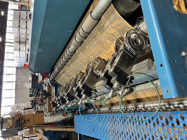 84" Rosenthal #WM-7-HHDUBSHTCIPH-12, Down-Cut Rotary Sheeter, 24" max. roll diameter, (2) 6" steel unwind - Image 5