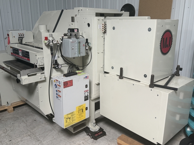 3.5" Mereen-Johnson #424-DC, Straight Line Multiple Rip Saw, 24" arbor, 14" tooling diameter, 6" throat, 30" - Image 1