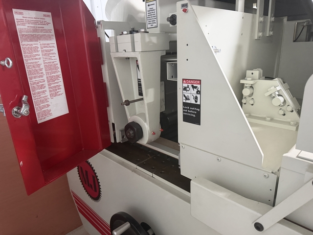3.5" Mereen-Johnson #424-DC, Straight Line Multiple Rip Saw, 24" arbor, 14" tooling diameter, 6" throat, 30" - Image 3