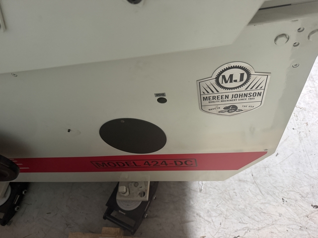 3.5" Mereen-Johnson #424-DC, Straight Line Multiple Rip Saw, 24" arbor, 14" tooling diameter, 6" throat, 30" - Image 9