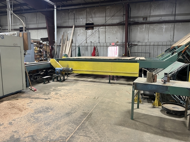 Complete Rough Mill Lumber Processing System, self-centering double-sided planer, Mid-Oregon gang rip saw - Image 4