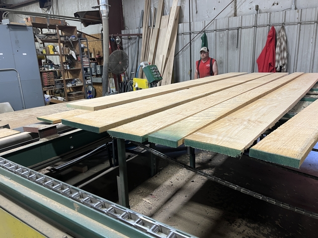 Complete Rough Mill Lumber Processing System, self-centering double-sided planer, Mid-Oregon gang rip saw - Image 8