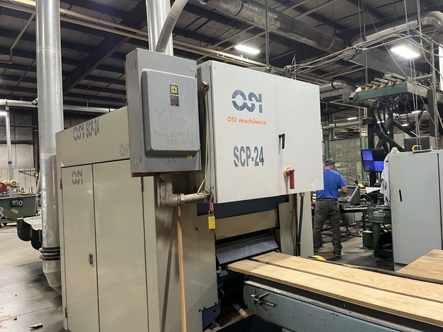 Complete Rough Mill Lumber Processing System, self-centering double-sided planer, Mid-Oregon gang rip saw - Image 10