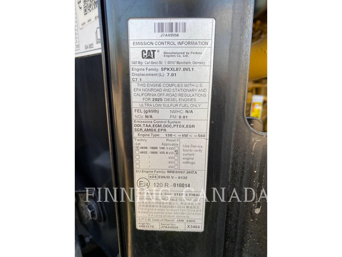 Cat 926-14, Wheel Loader, 908 hours, S/N: K8E01413, 2025 - Image 8