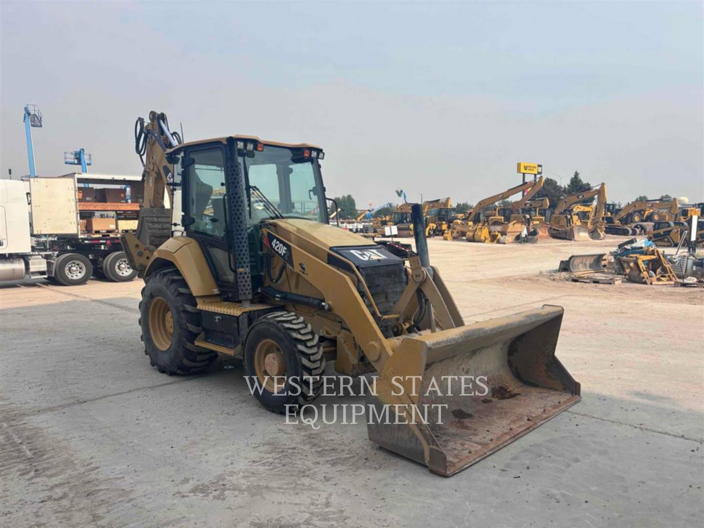 Cat 420F2, Backhoe Loader, 3788 hours, S/N: HWC03227, 2018 - Image 1
