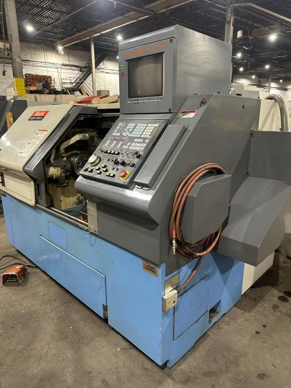Mazak #QT-20N, CNC lathe, Mazatrol T-Plus conversational Control, 17.3" swing, 2" bar, 3-jaw 8" chuck, 1995 - Image 6