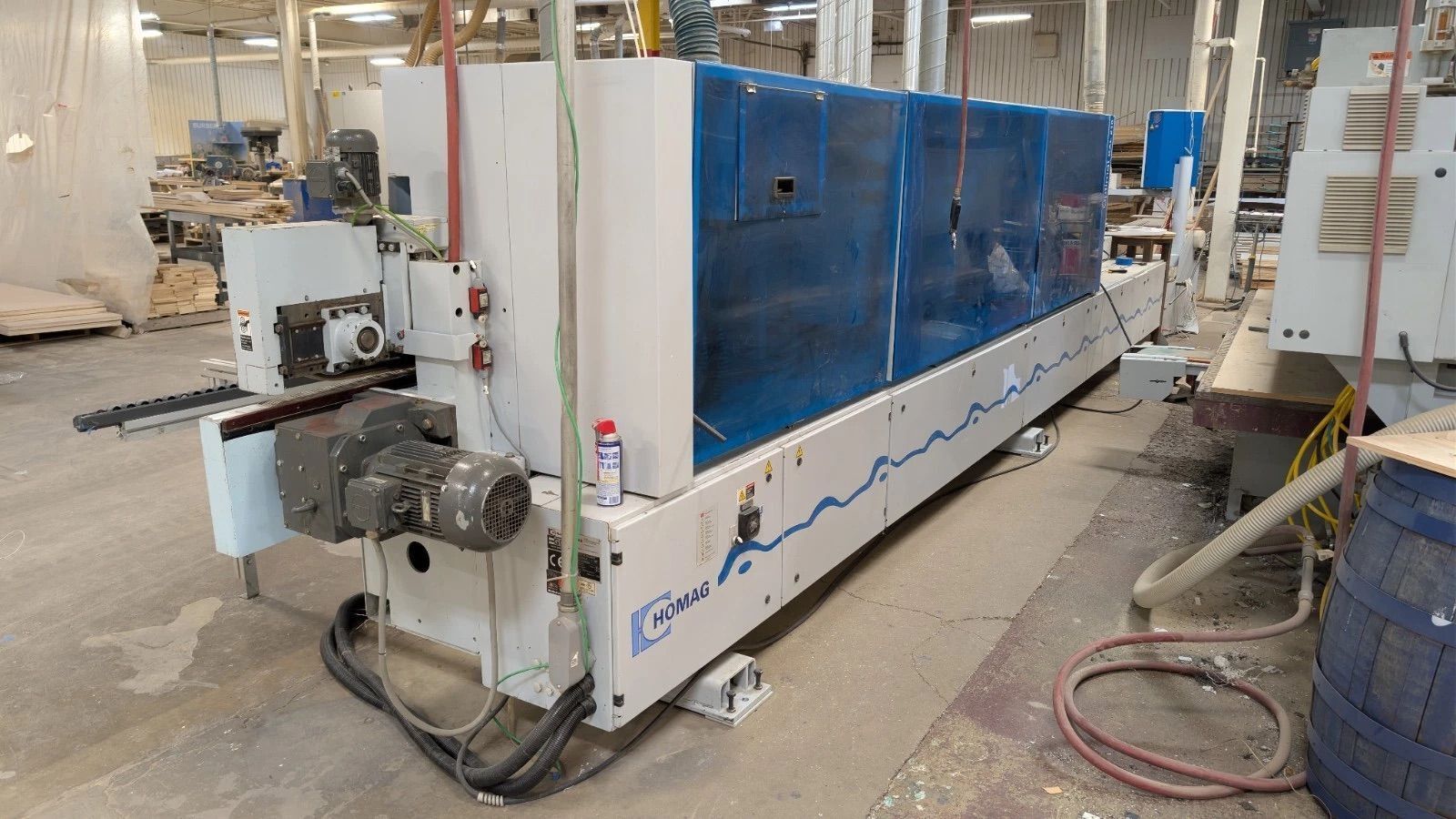 Homag #Optimat-KAL210/7/A20/S2, edge bander, 12-40mm panel height, 0.3-3mm edge thickness, 2007 - Image 3