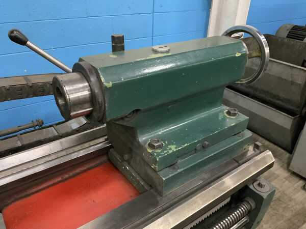 20" x 80" Ryazan #1M63H-2, engine lathe, 14.5" swing over cross slide, 6-jaw 20" chuck, digital read out, 15 - Image 8
