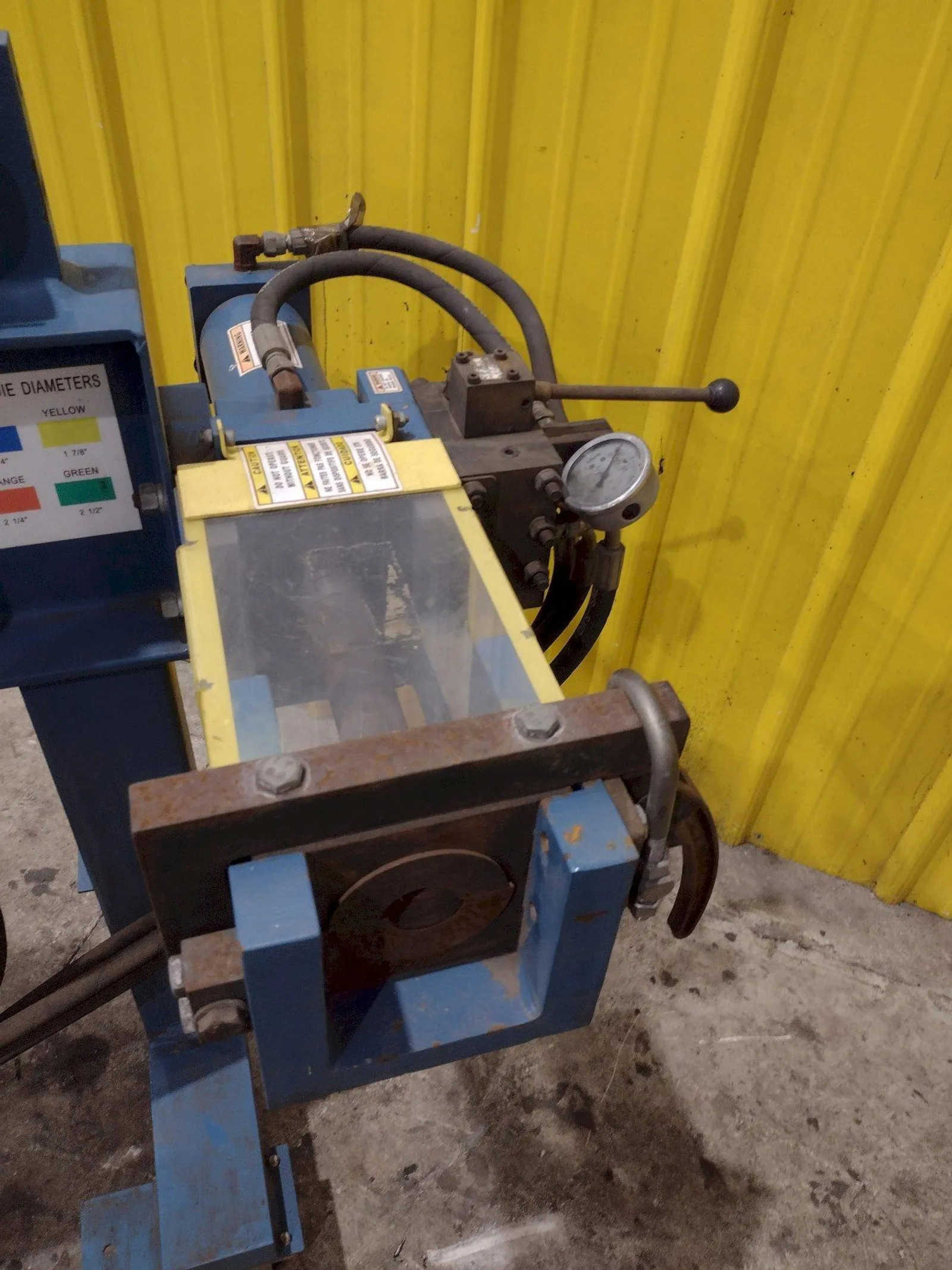 3" Kaka #EPB-3, hydraulic pipe bender, 10 ton capacity, 180&deg; bending, swaging station, 5 HP - Image 7