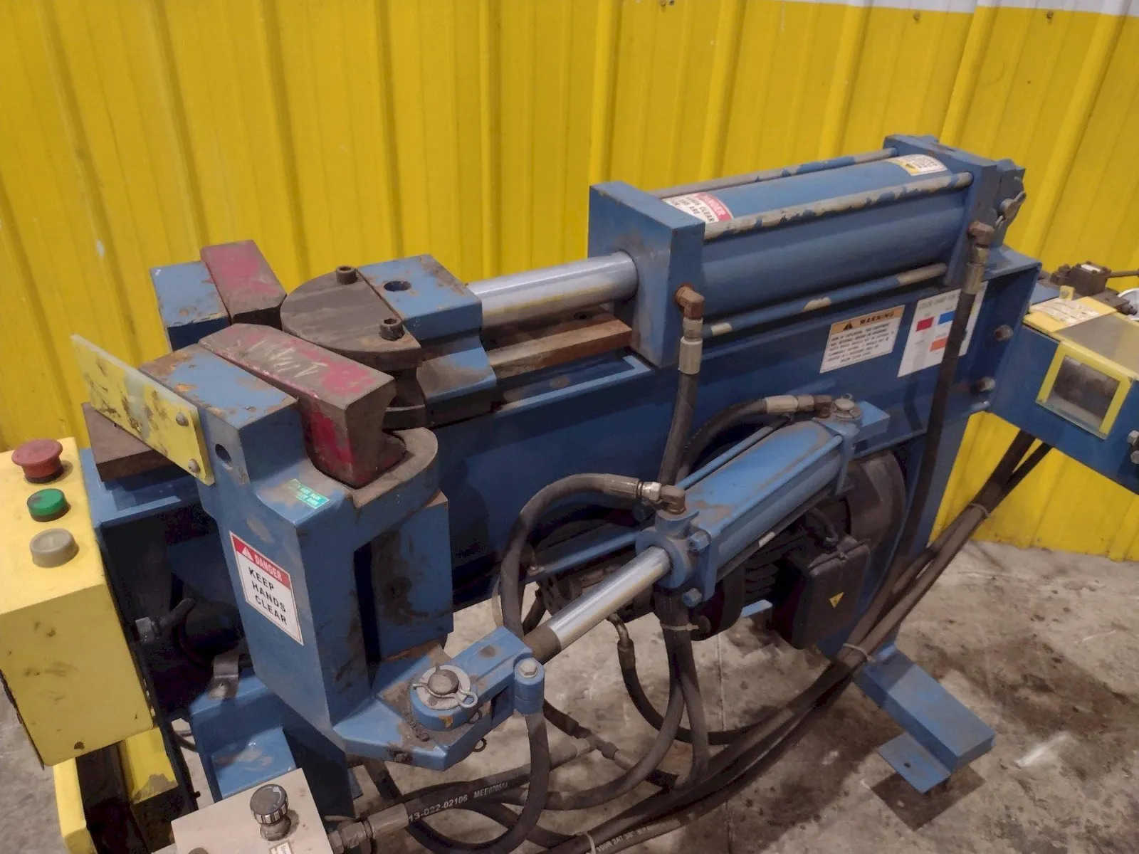 3" Kaka #EPB-3, hydraulic pipe bender, 10 ton capacity, 180&deg; bending, swaging station, 5 HP - Image 8