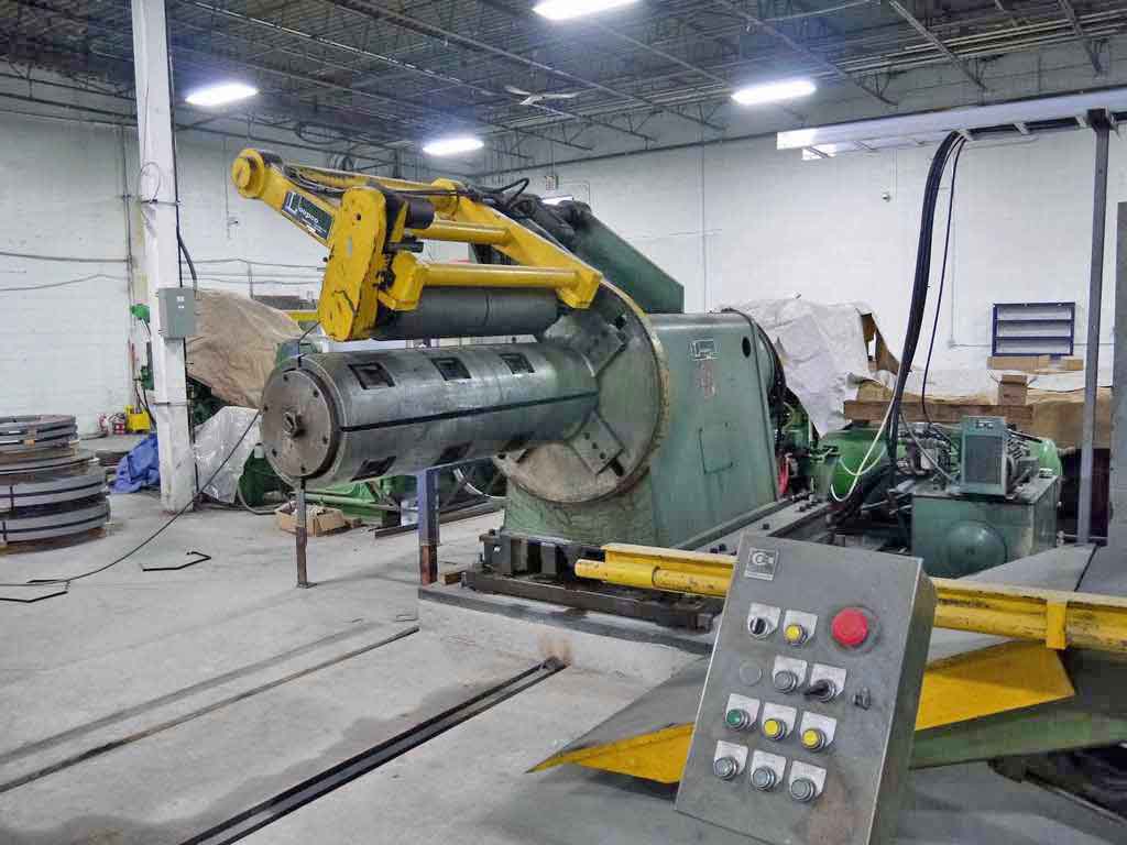 60" x .125" Loopco slitting line, 40000 lb., 300-600 FPM, left to right, 19.50"-24" ID entry, 20" ID exit - Image 4
