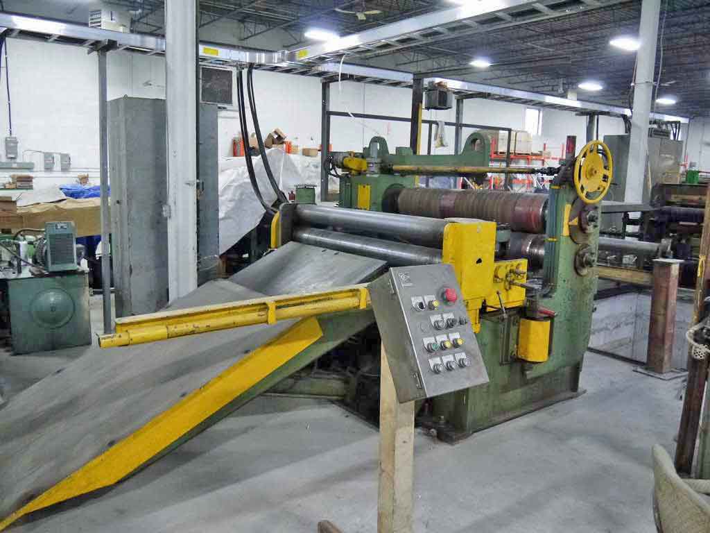 60" x .125" Loopco slitting line, 40000 lb., 300-600 FPM, left to right, 19.50"-24" ID entry, 20" ID exit - Image 5