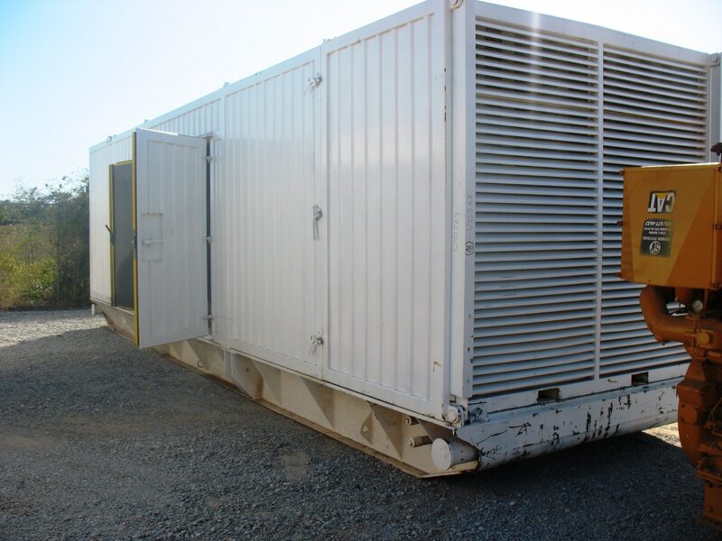 Sound attenuated enclosure, 9' W, 9' H, 33' L, skidded, 20" I-beam runners, 3500 class - Image 3
