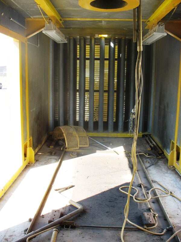 Sound attenuated enclosure, 9' W, 9' H, 33' L, skidded, 20" I-beam runners, 3500 class - Image 5
