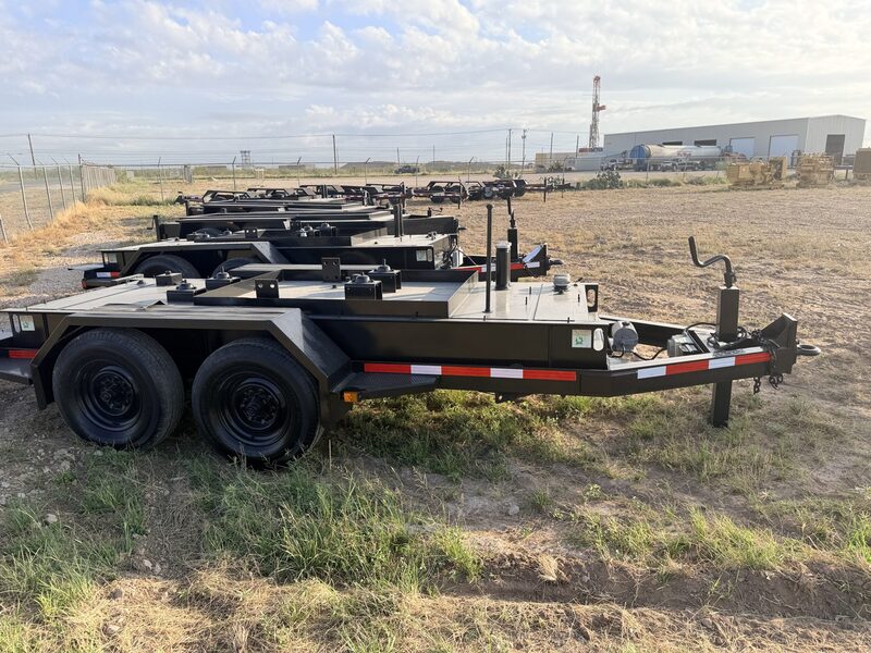 Caterpillar #14k, generator trailer, tandem 7,000 lb. axles, electric brakes, pintle hitch - Image 3