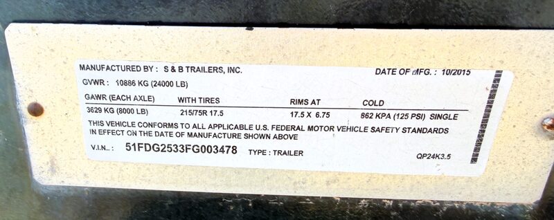 Lodge & Shipley #24000, HD trailer w/large fuel cell - Image 2