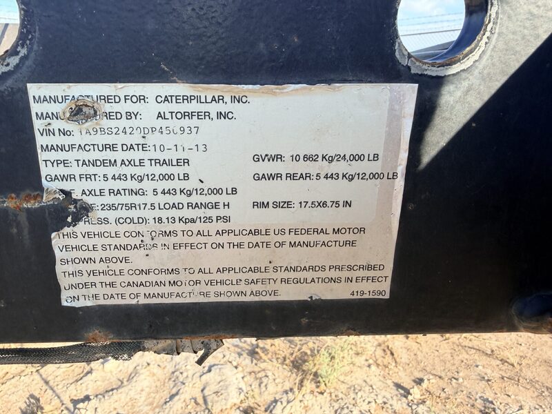 Caterpillar #XQ, generator trailer, for XQ450/550 class - Image 2