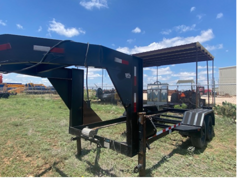 Caterpillar #XQ, gooseneck generator trailer, tandem axle, for XQ500 series, 19,590 lb. GVWR - Image 3