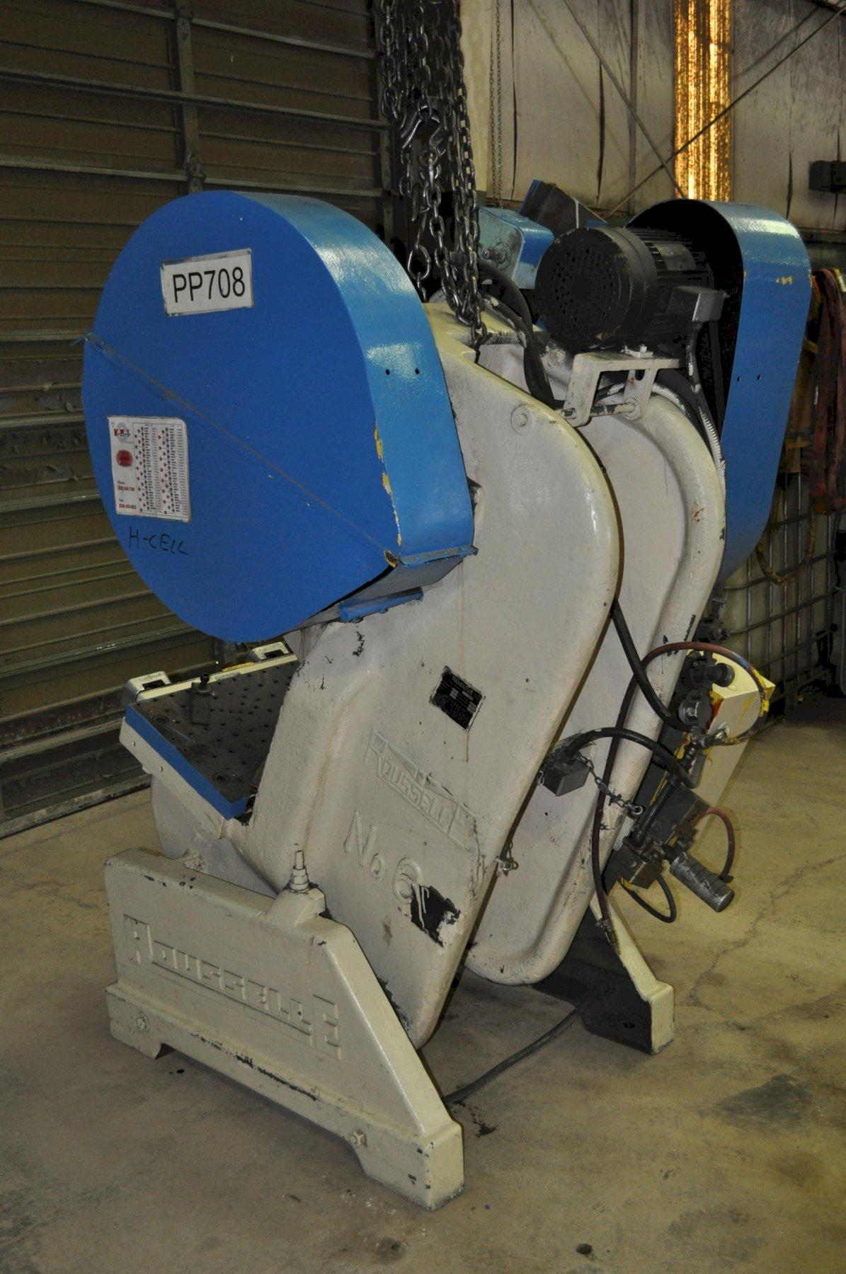 60 Ton, Rousselle #6, OBI press, 3" stroke, 12.5" Shut Height, 3.5" adj., 50 SPM, 30" x17" bed, 11" throat - Image 6