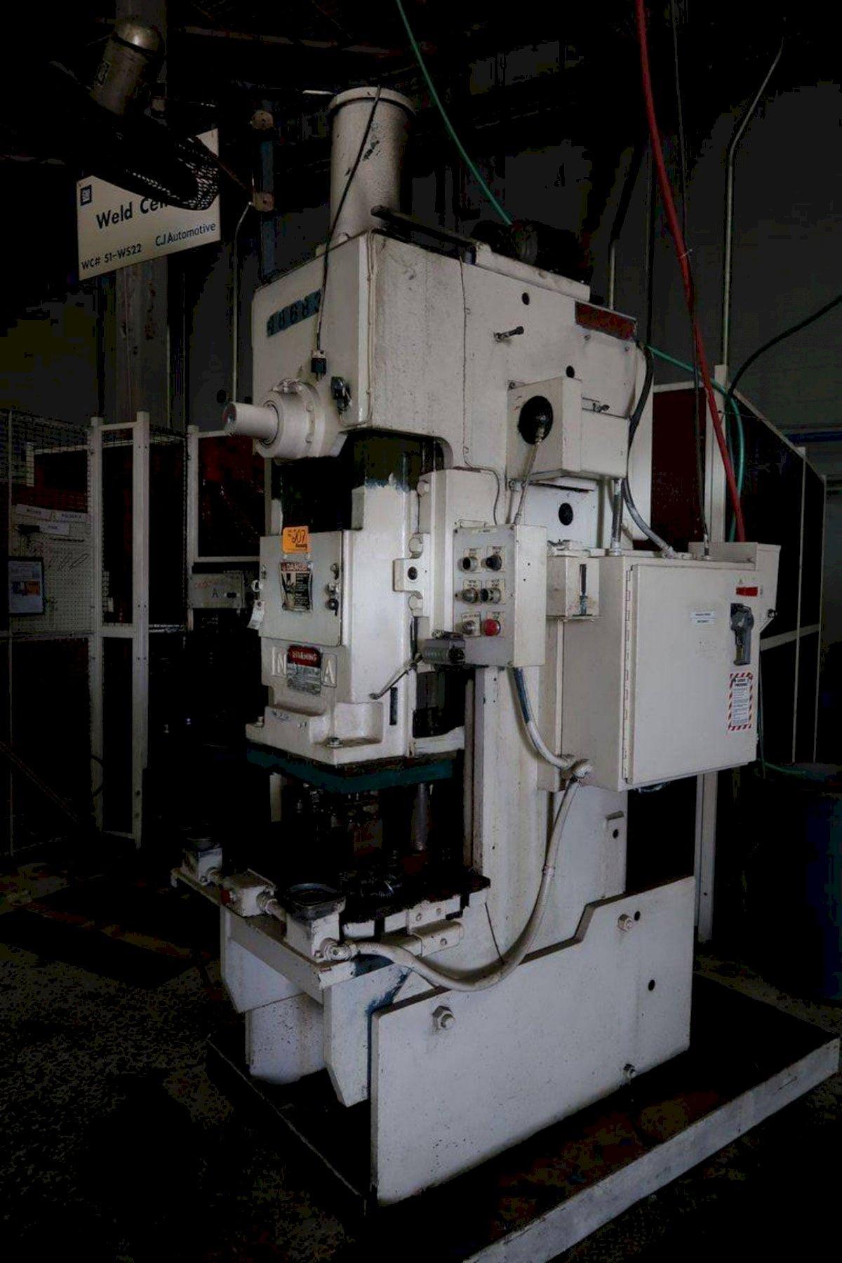 45 Ton, Niagara #E-45, OBI press, 6" stroke, 13" Shut Height, 3" adj., 90 SPM, 29" x18" bed - Image 2