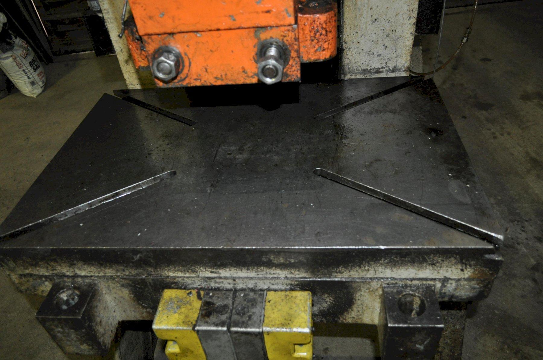 60 Ton, South Bend #60FWAC, OBI flywheel press, 4" stroke, 12.5" Shut Height, 3" adj., 100 SPM, 32" x21" bed - Image 10