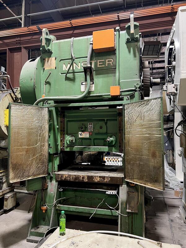 200 Ton, Minster #P2-200-48, straight side double crank press, 1" stroke, 18" Shut Height, 3" adj., 0-500 - Image 1