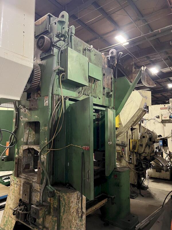 200 Ton, Minster #P2-200-48, straight side double crank press, 1" stroke, 18" Shut Height, 3" adj., 0-500 - Image 4