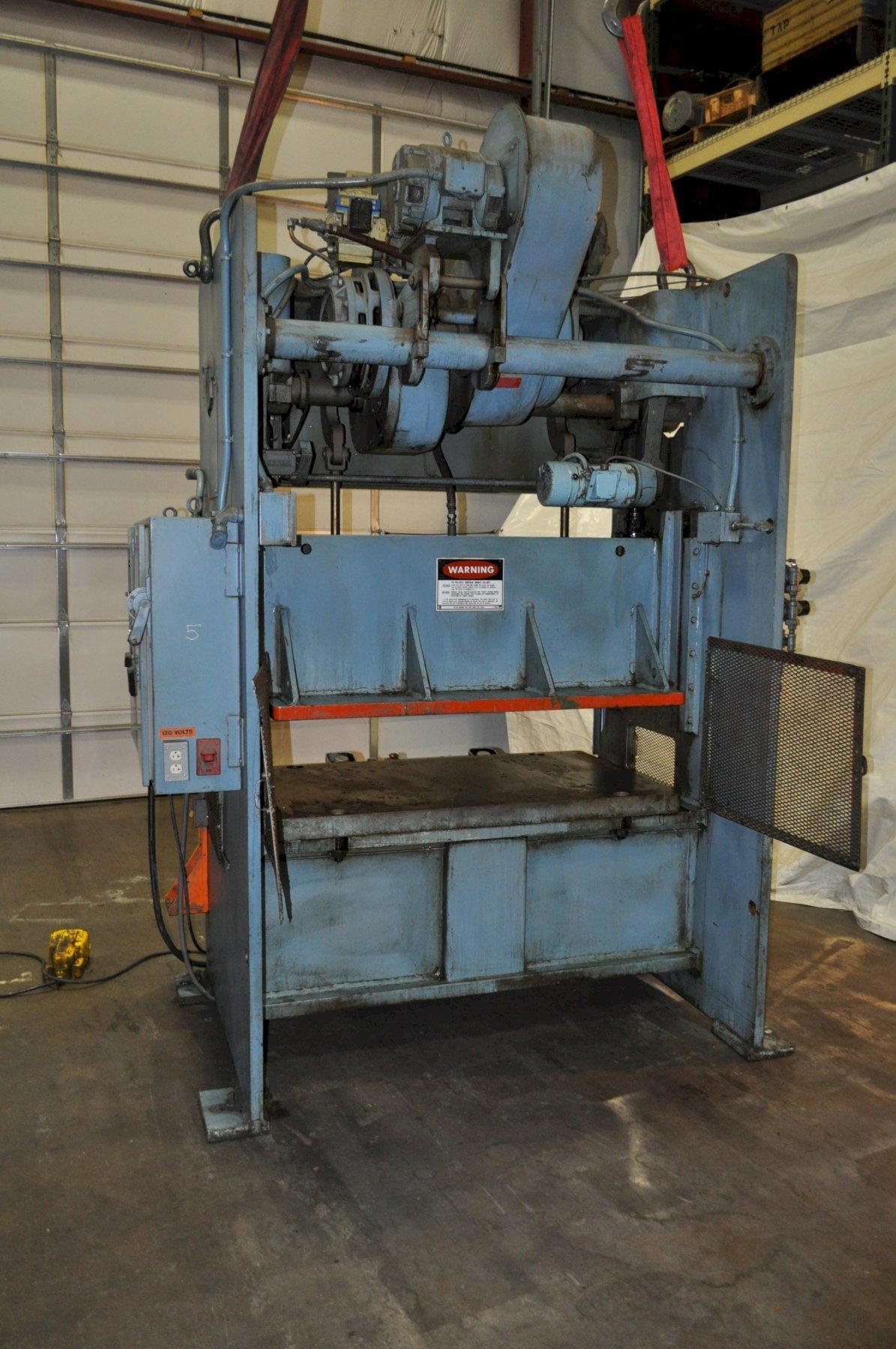 60 Ton, Niagara #PN60, straight side double crank press, 5" stroke, 13" Shut Height, 5" adj., 40 SPM, 60" - Image 4