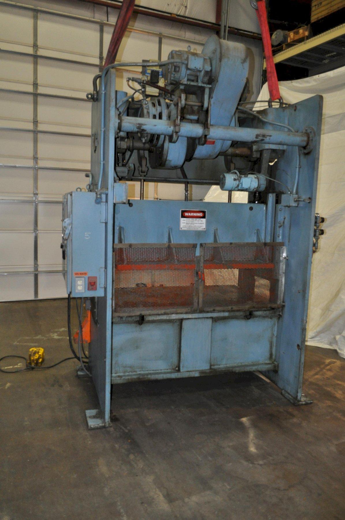 60 Ton, Niagara #PN60, straight side double crank press, 5" stroke, 13" Shut Height, 5" adj., 40 SPM, 60" - Image 5