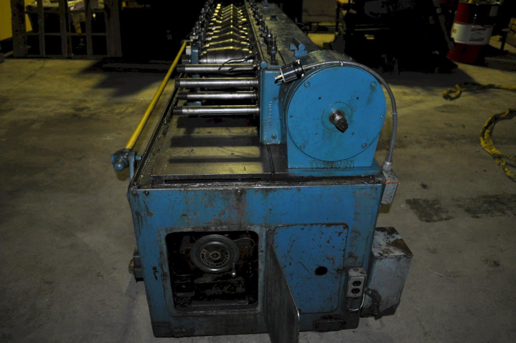 12 Stand, Tishken #12-MLW-1.5, rollformer, 1.5" shaft diameter, 10" roll space, 8" horizontal centers - Image 3