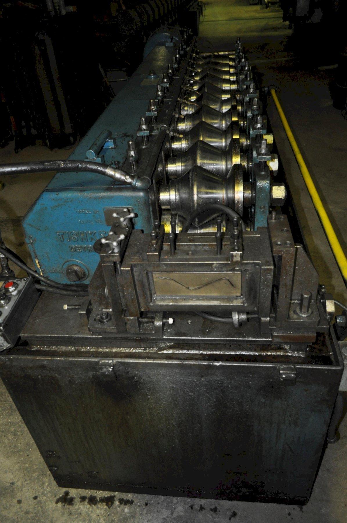 12 Stand, Tishken #12-MLW-1.5, rollformer, 1.5" shaft diameter, 10" roll space, 8" horizontal centers - Image 4