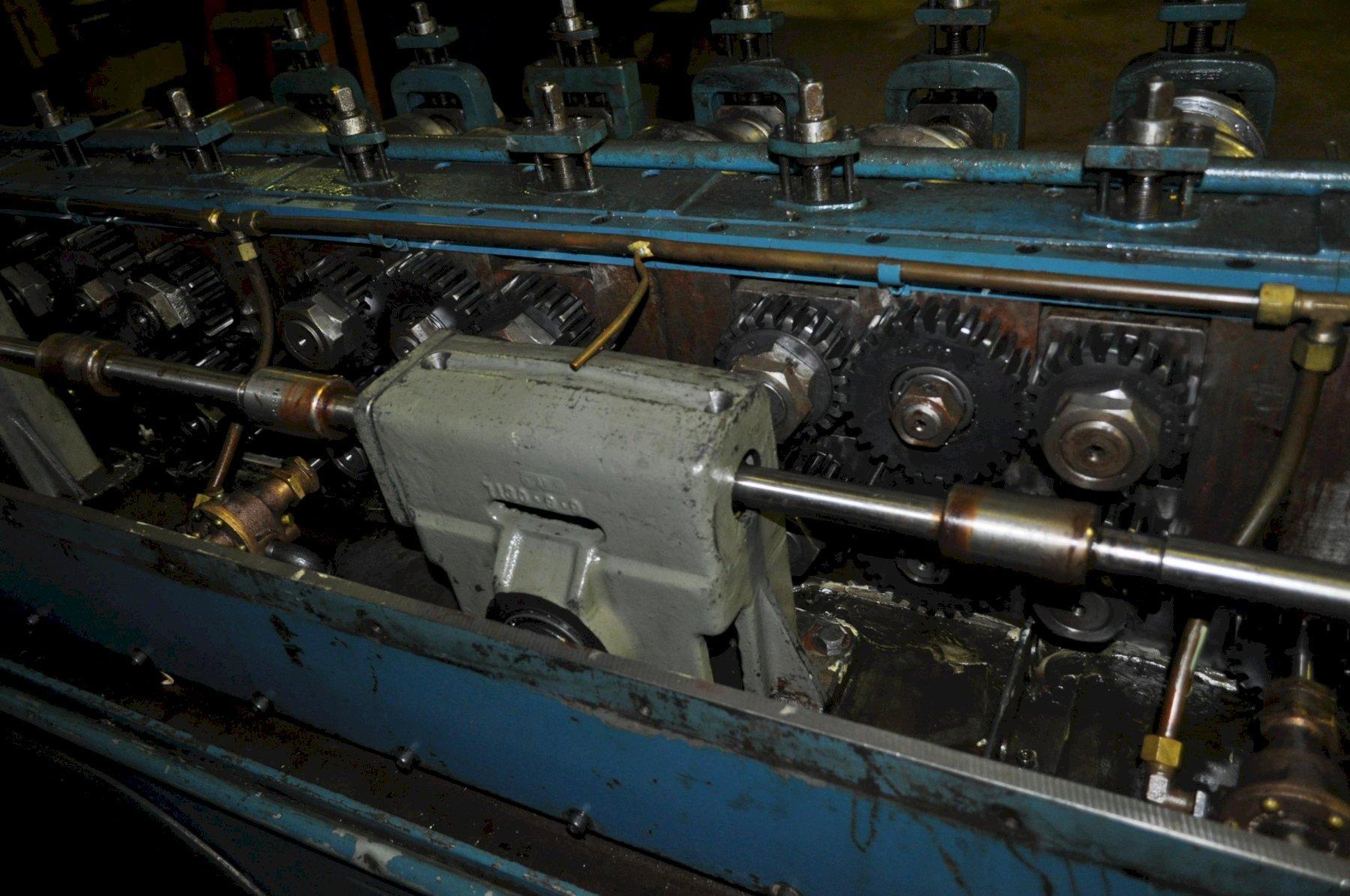 12 Stand, Tishken #12-MLW-1.5, rollformer, 1.5" shaft diameter, 10" roll space, 8" horizontal centers - Image 7