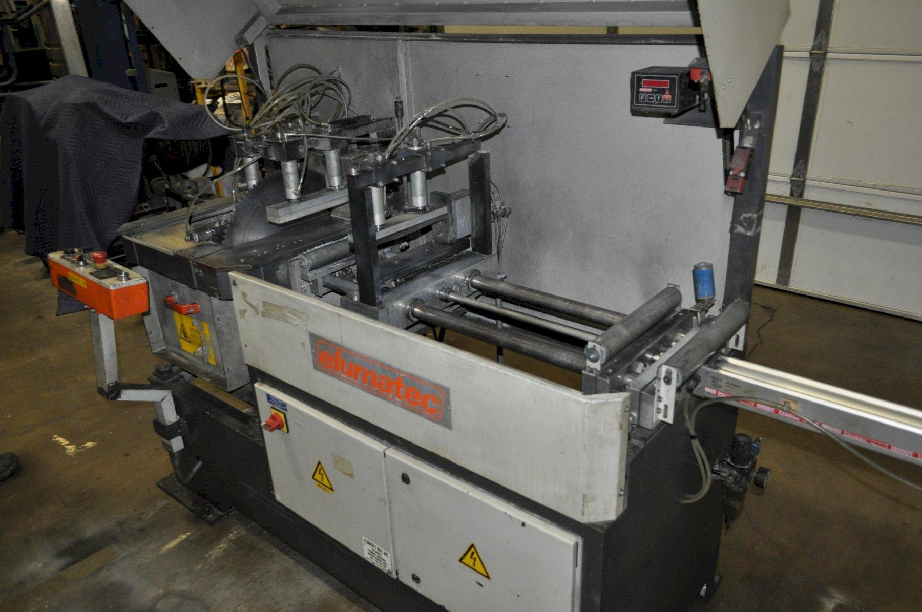 7" Elumatec #SA-142/35, automatic miter saw, non-ferrous, 90-45° tilting, 19.6" blade, 3400 RPM, entry/exit - Image 6
