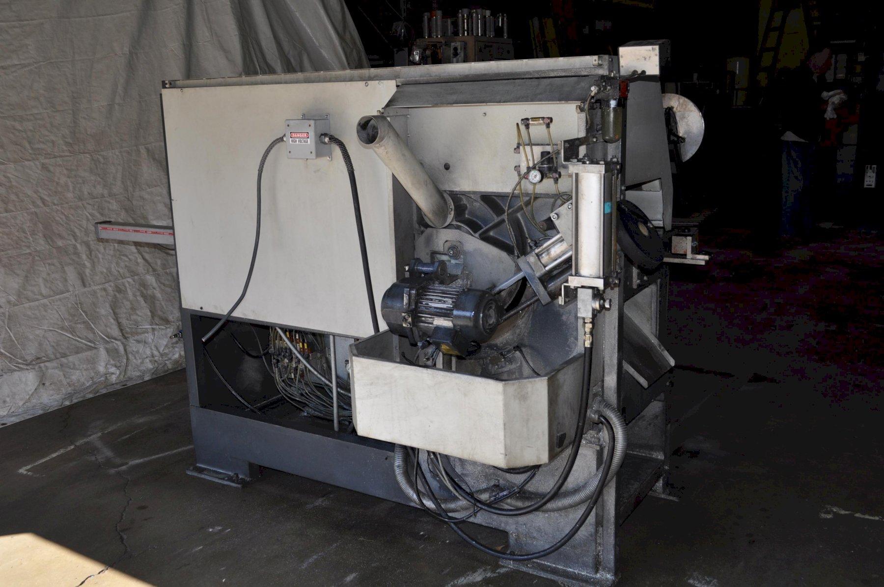 7" Elumatec #SA-142/35, automatic miter saw, non-ferrous, 90-45° tilting, 19.6" blade, 3400 RPM, entry/exit - Image 9