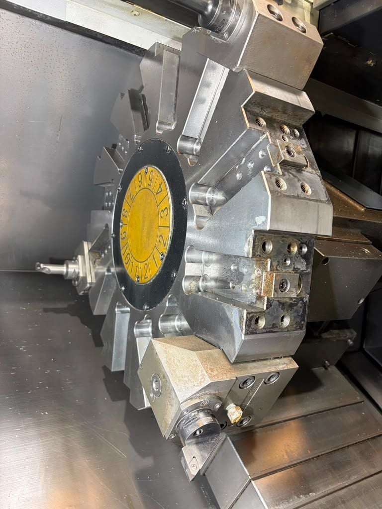 Mori Seiki #DuraTurn-2050, CNC turning center, 24" swing, 8" chuck, 3-jaw, 2" bar, 14.5" dia., 20.8" lgth, 12 - Image 9