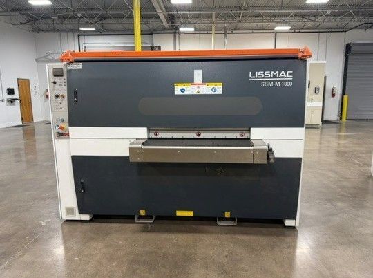 Lissmac #SBM-M1000-B2-60, deburring machine, 39.37" x .787" capacity, 2019 - Image 1