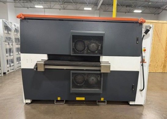 Lissmac #SBM-M1000-B2-60, deburring machine, 39.37" x .787" capacity, 2019 - Image 4