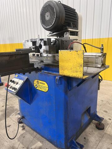 4-1/2" Soco #EF-AC/115-U, tube end chamfering machine, I/O chamfering, pneumatic vise - Image 4