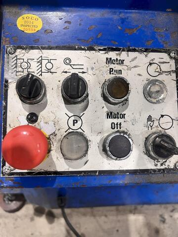 4-1/2" Soco #EF-AC/115-U, tube end chamfering machine, I/O chamfering, pneumatic vise - Image 6