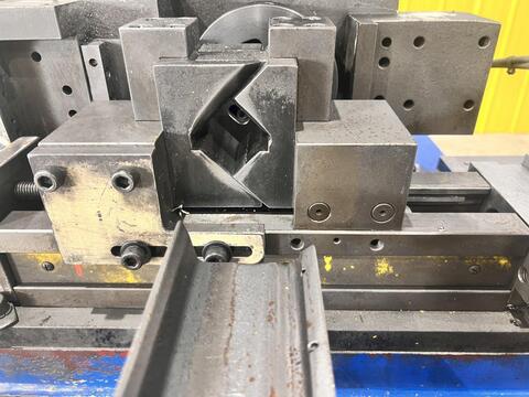 4-1/2" Soco #EF-AC/115-U, tube end chamfering machine, I/O chamfering, pneumatic vise - Image 10