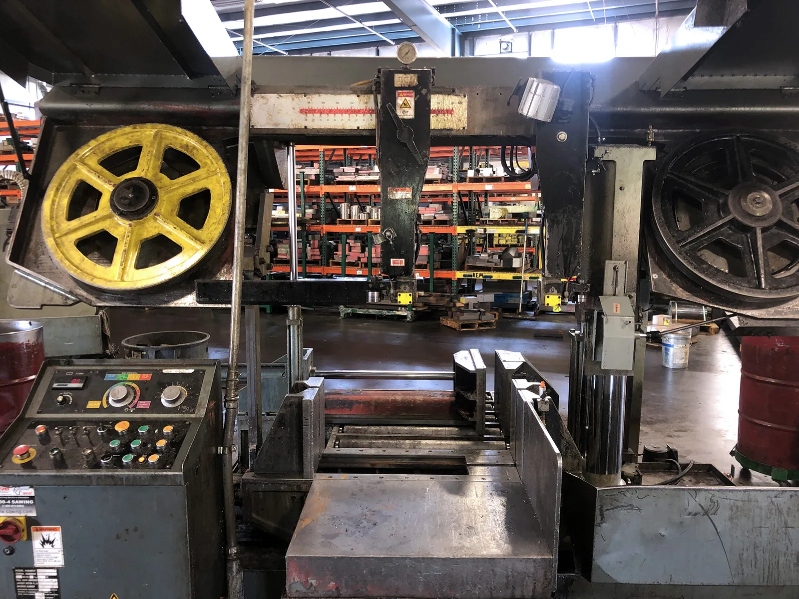 22" x 28" Spartan Marvel #PB2228, horizontal band saw, 22" rounds, 10 HP, chip auger, pulse saw, 2010 - Image 1